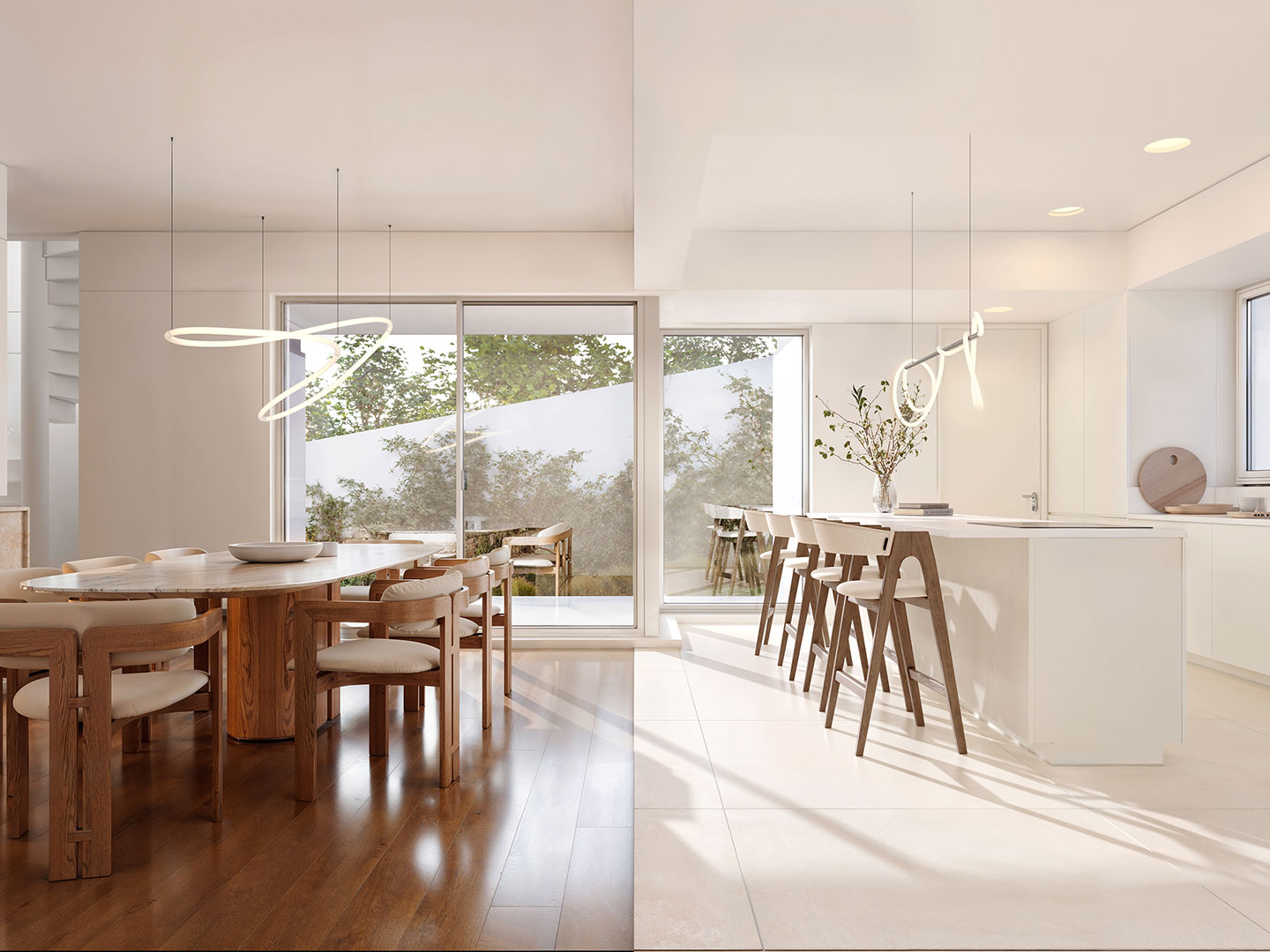 Render realista do apartamento do tipo Isoladas do projeto Splendouro Village
